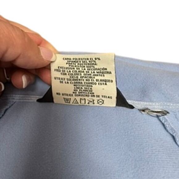 "BLACK DIAMOND" Baby Blue Full Zip Fleece Jacket SZ L Women's Water Resistant - Picture 9 of 12